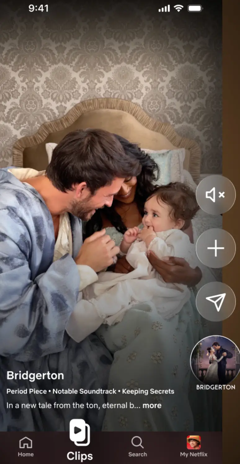 Netflix screenshot of new 