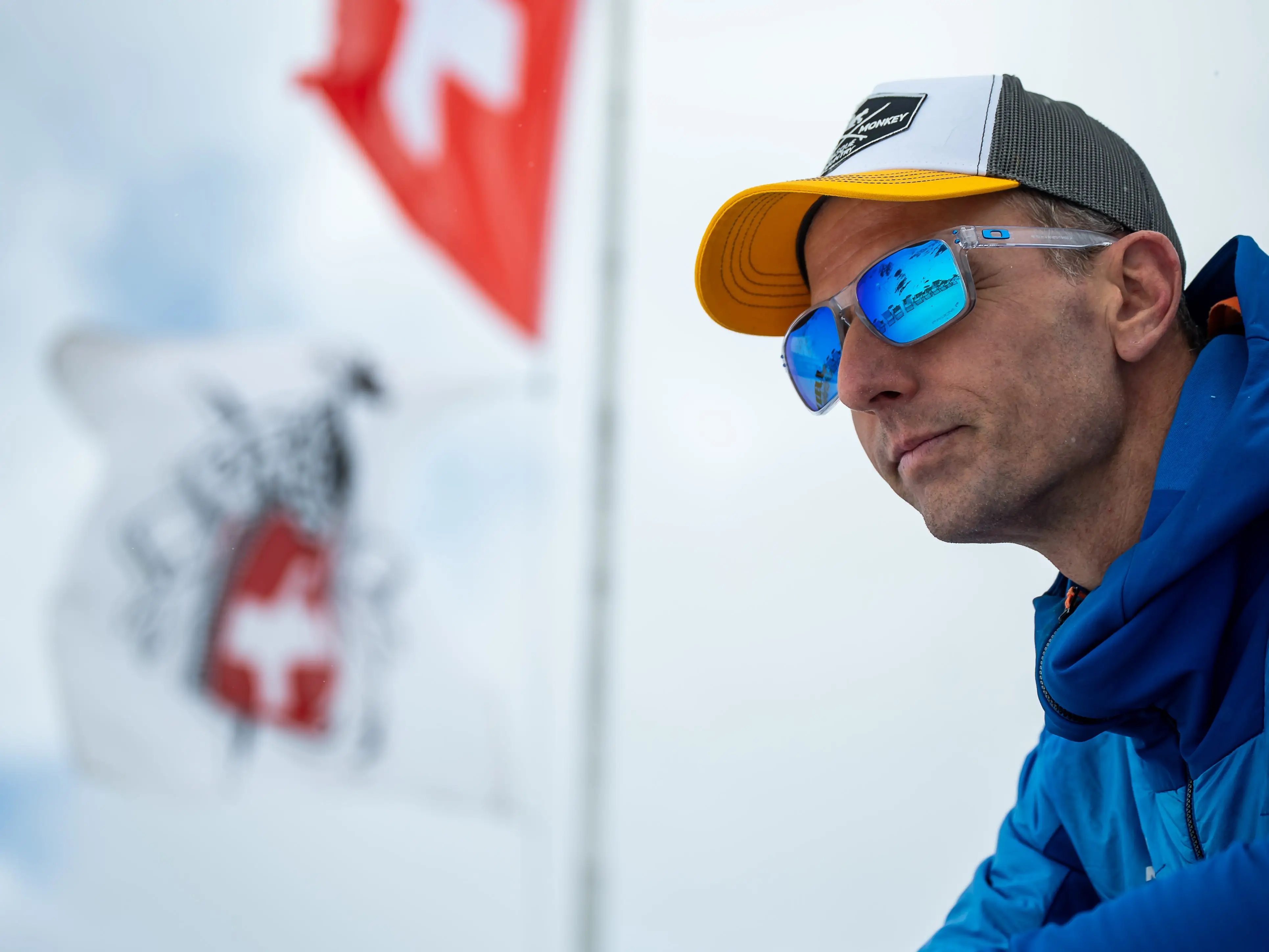 David von Rosen skiing in Verbier