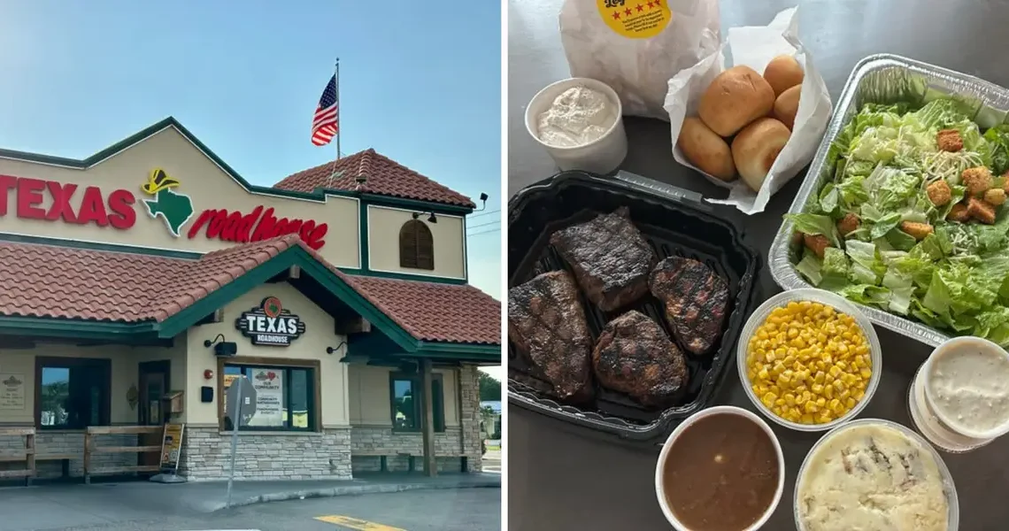 We tried Texas Roadhouse’s $55 ‘family pack’ deal. Between the steak and sides, it was a great value for the 4 of us.