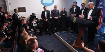 Trump says he sees shootings as a reflection of his impact