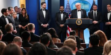 Trump, allies use dinner shooting to press case for White House ballroom