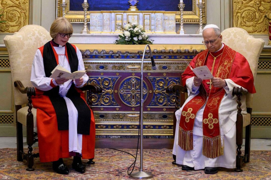 Pope Leo meets Sarah Mullally, first woman to be archbishop of Canterbury
