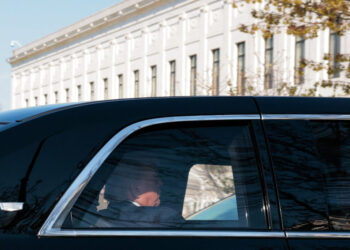 Trump attends Supreme Court hearing in unusual role: Silent observer