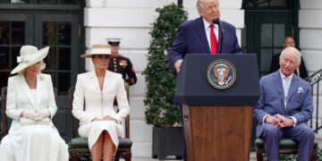 Trump greets King Charles at White House, hails U.S.-U.K. friendship