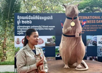 Why Cambodia Built a Giant Rat Statue Wearing a Medal of Honor