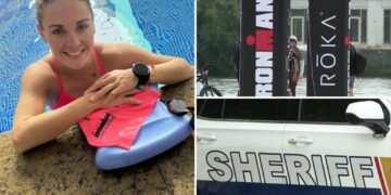 Glamorous triathlete influencer, 38, drowns while swimming in Texas Ironman competition