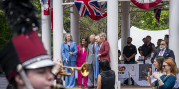 A small town gets a visit from royalty as Charles and Camilla end U.S. visit