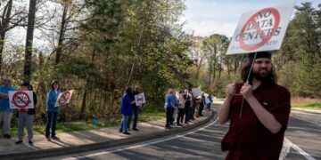 A rural county, promised a park, fears a data center ‘freight train’