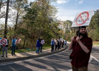 A rural county fears a data center ‘freight train’