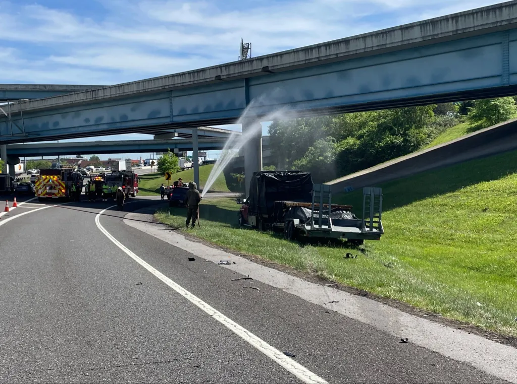 No injuries were reported as a result of the crash.