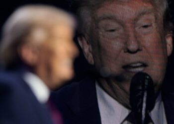 Trump came to Arizona to rally young voters. An older crowd greeted him.