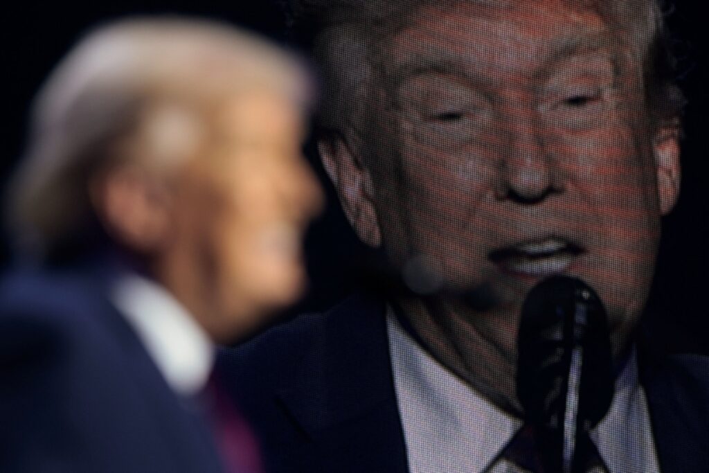 Trump came to Arizona to rally young voters. An older crowd greeted him.