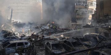 Israel kills dozens in Beirut, says Lebanon is not part of Iran truce