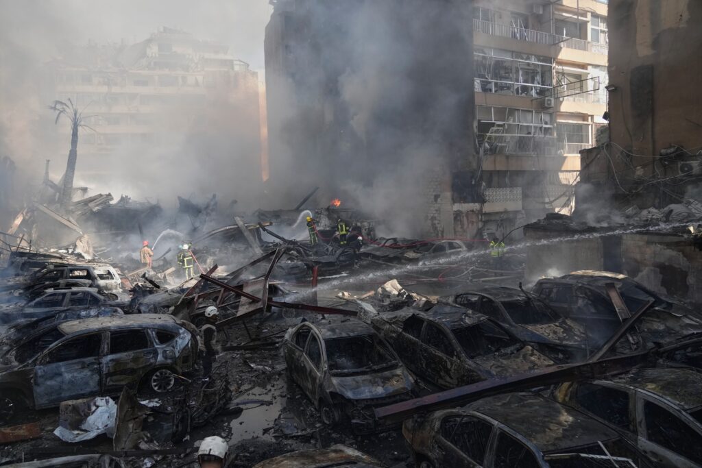 Israel kills dozens in Beirut, says Lebanon is not part of Iran truce