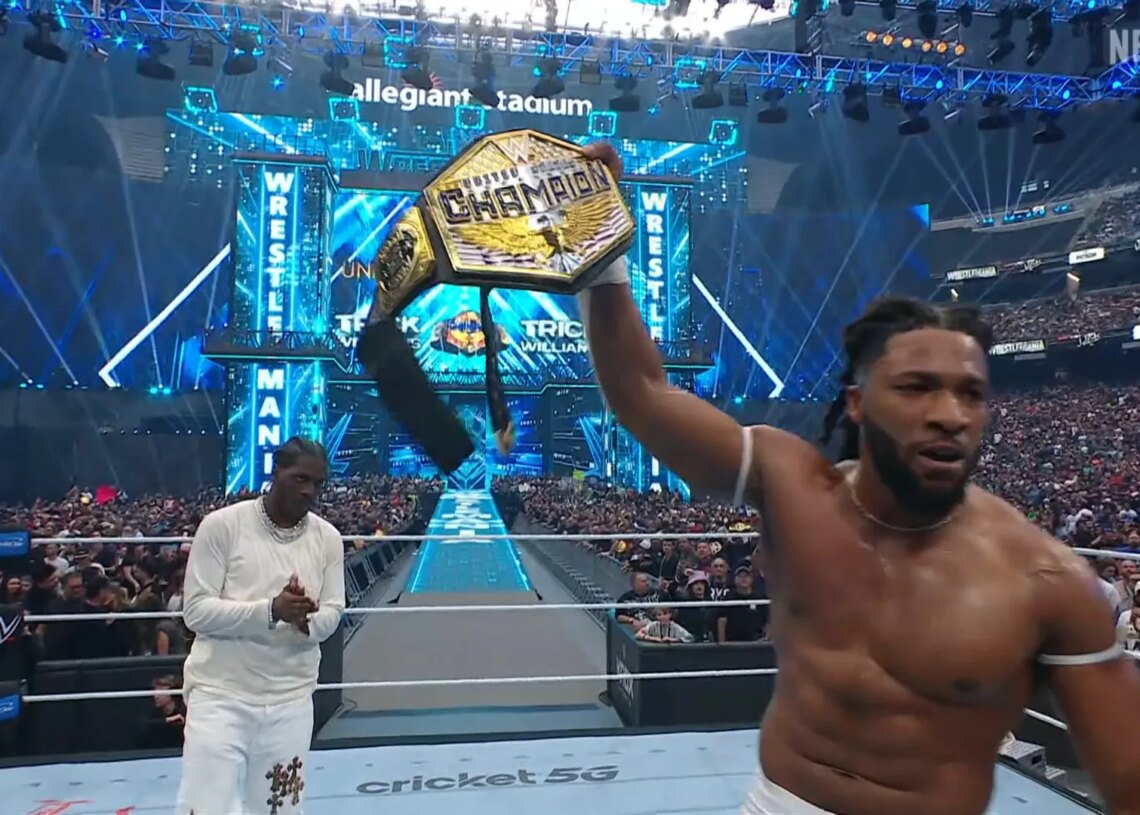 Trick Williams Wins Championship in His WWE WrestleMania Debut