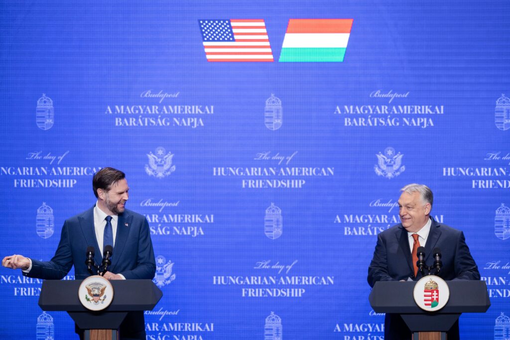 JD Vance campaigns for far-right nationalist Viktor Orban in Hungary