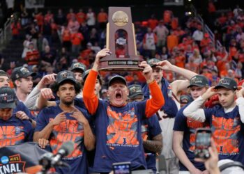 Three couches, three Final Fours, one family