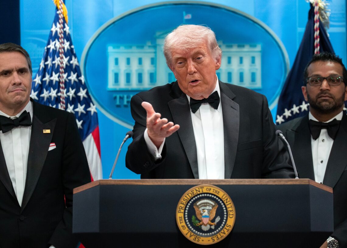 Trump administration asks judge to allow ballroom project, citing Saturday’s attack