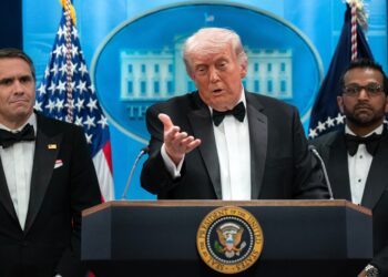 Trump administration asks judge to allow ballroom project, citing Saturday’s attack