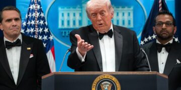 Trump administration asks judge to allow ballroom project, citing Saturday’s attack