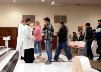 More young men are attending religious services regularly, poll finds
