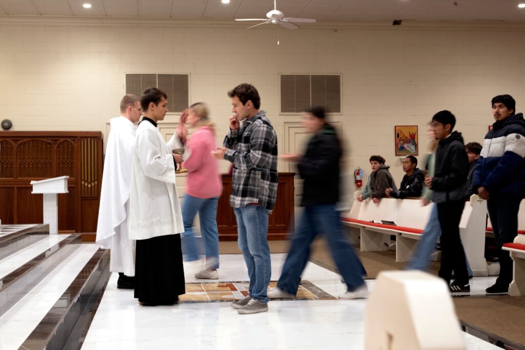 More young men are attending religious services regularly, poll finds