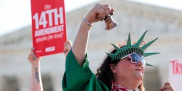 Supreme Court heard birthright citizenship case with Trump in attendance