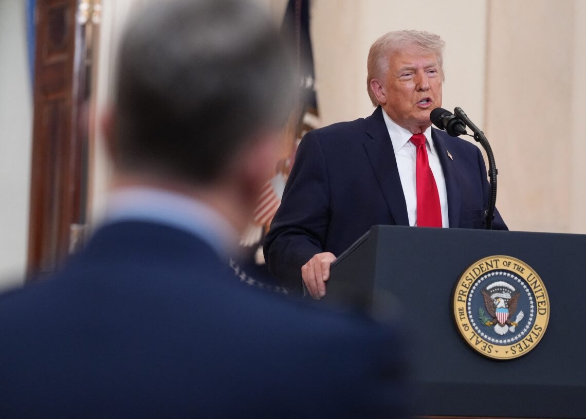 Trump says Iran war is ‘nearing completion’ as he seeks to calm economic worries