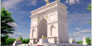 Trump officials unveil designs for president’s controversial 250-foot arch