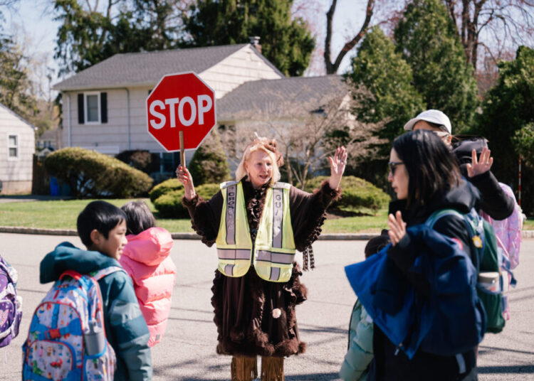 ‘Crossing guard diva’ with remarkable past is a social media star in her 80s