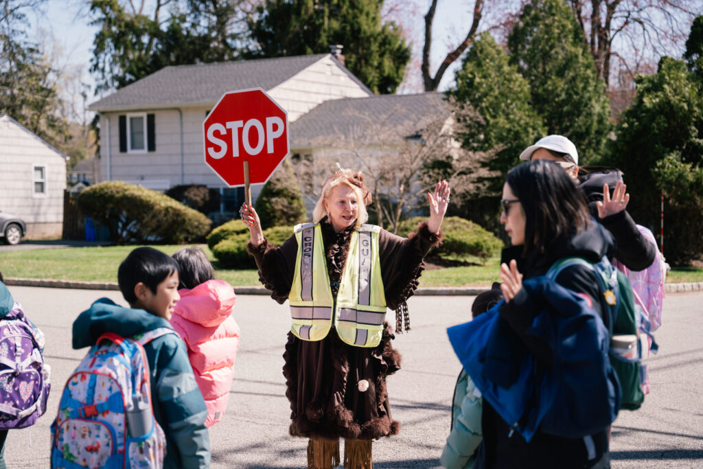 ‘Crossing guard diva’ with remarkable past is a social media star in her 80s