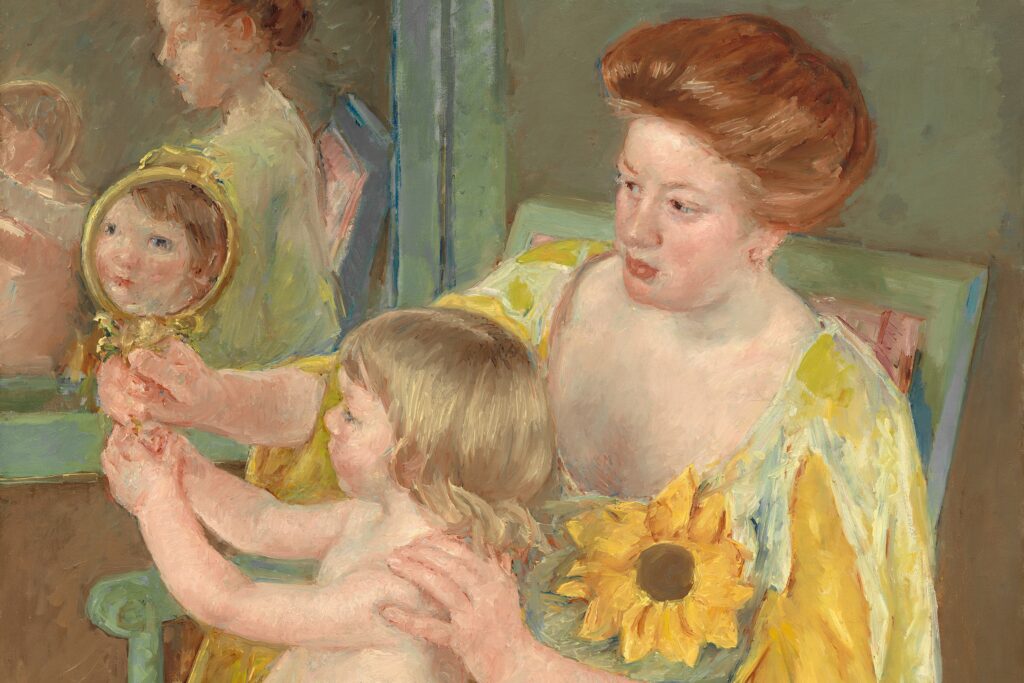 A turn-of-the-century Mary Cassatt painting subtly hints at a female future