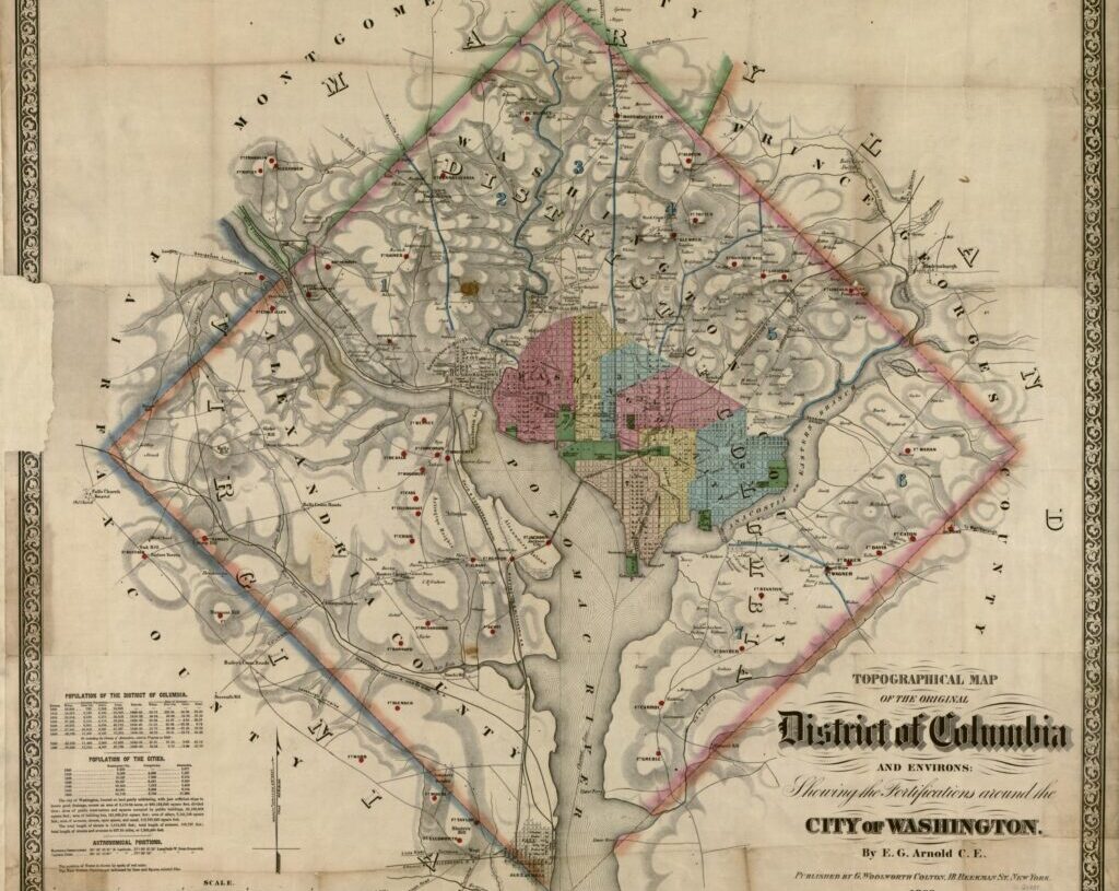 After Virginia redistricting, a GOP lawmaker turns to 19th century D.C. map