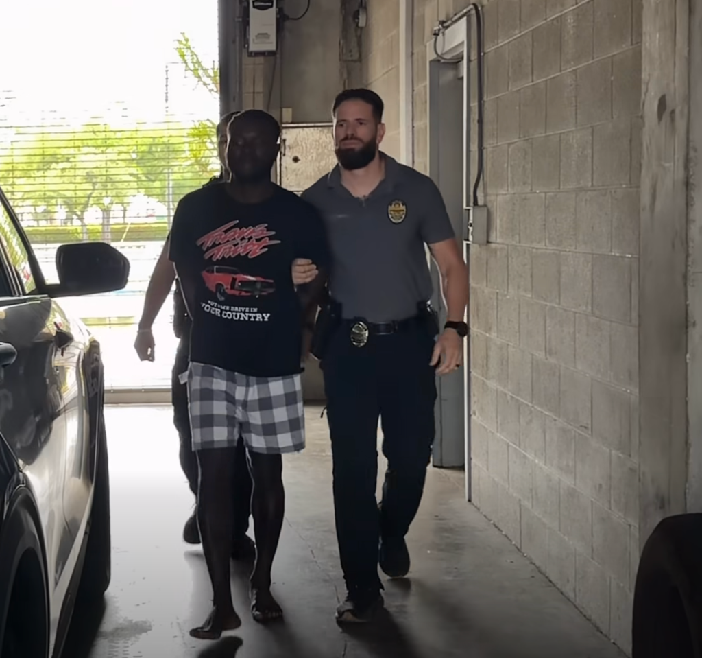 Rolbert Joachim was arrested and charged with second-degree murder and criminal damage to property on April 2, 2026. 