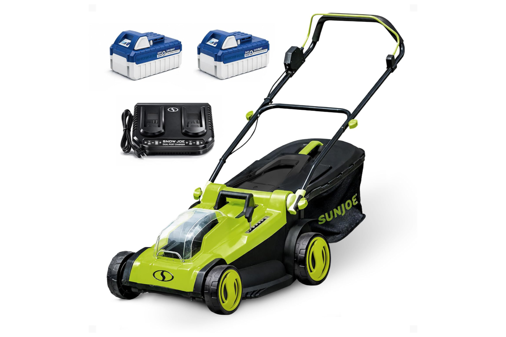 Sun Joe Cordless Electric Push Lawn Mower
