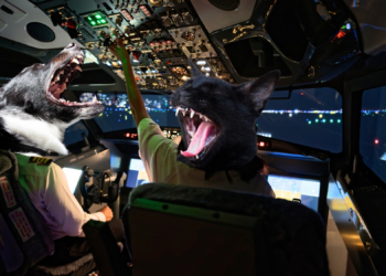 The Airline Pilots Under Investigation for Meowing and Barking at Each Other