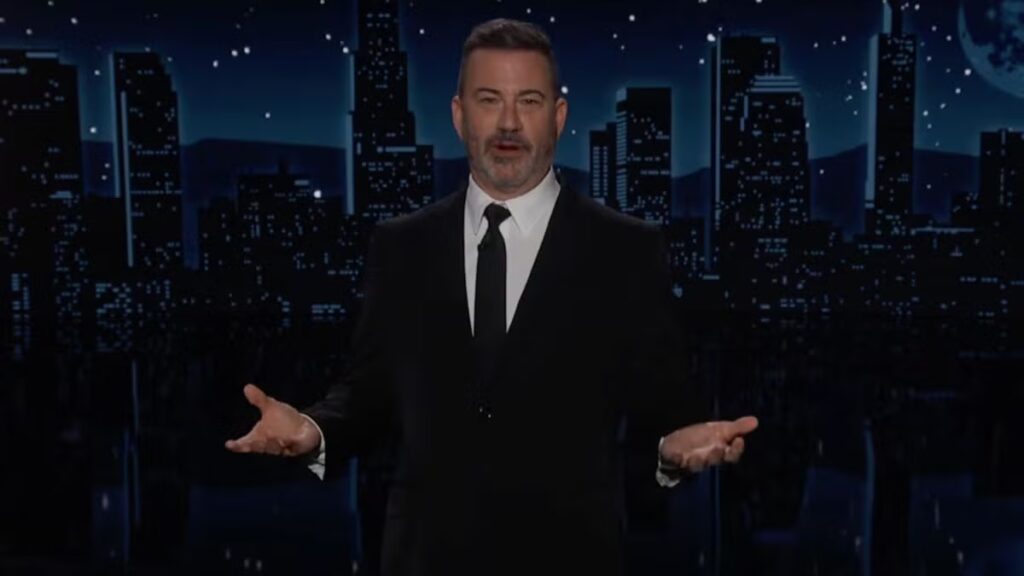 Jimmy Kimmel Asks People to Imagine Trump’s Easter Post Coming From Grandpa: ‘Straight to the Emergency Room, Right?’