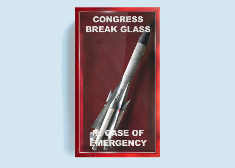 Trump wants a bigger military. Congress should attach one condition.