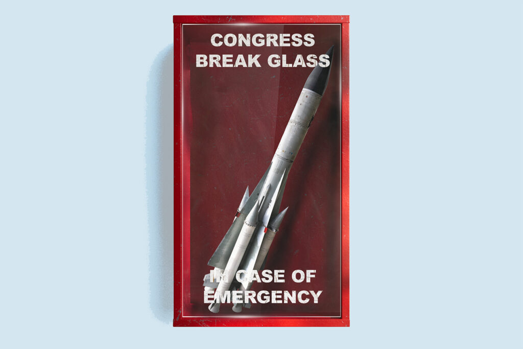 Trump wants a bigger military. Congress should attach one condition.