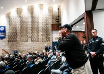 Voters grill Republican lawmaker in crucial swing district on Iran war