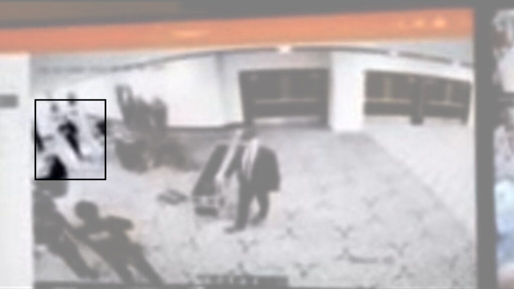 Suspect sprinted 60 feet, reached staircase to correspondents’ dinner ballroom