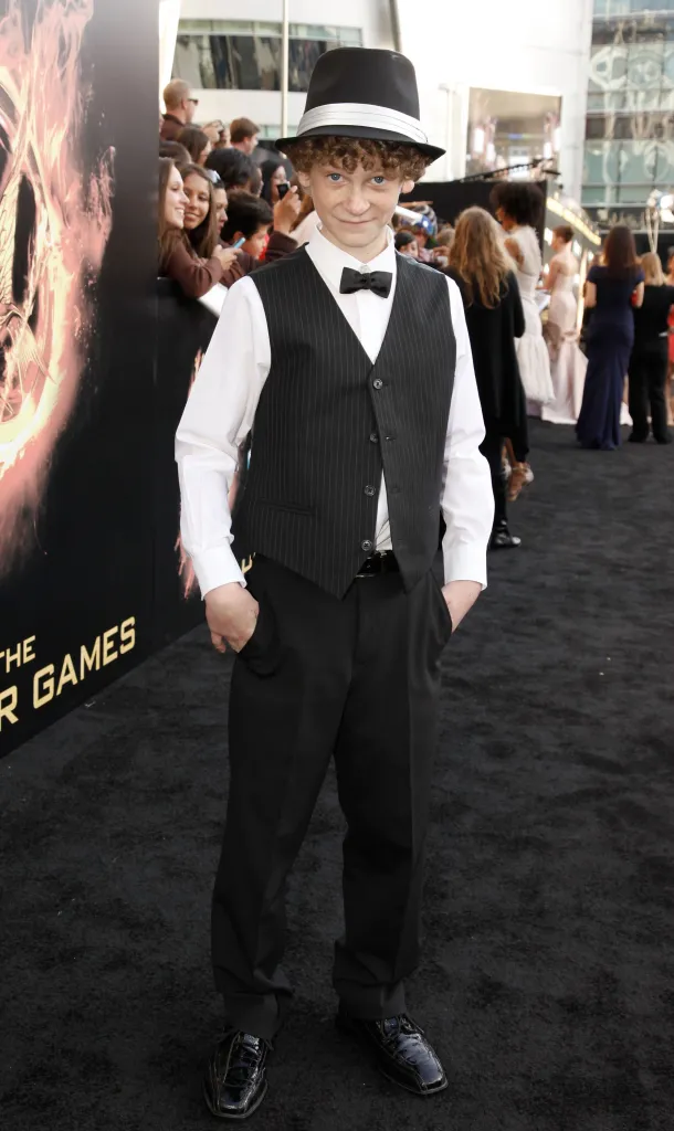 Actor Ethan Jamieson at The Hunger Games world premiere.