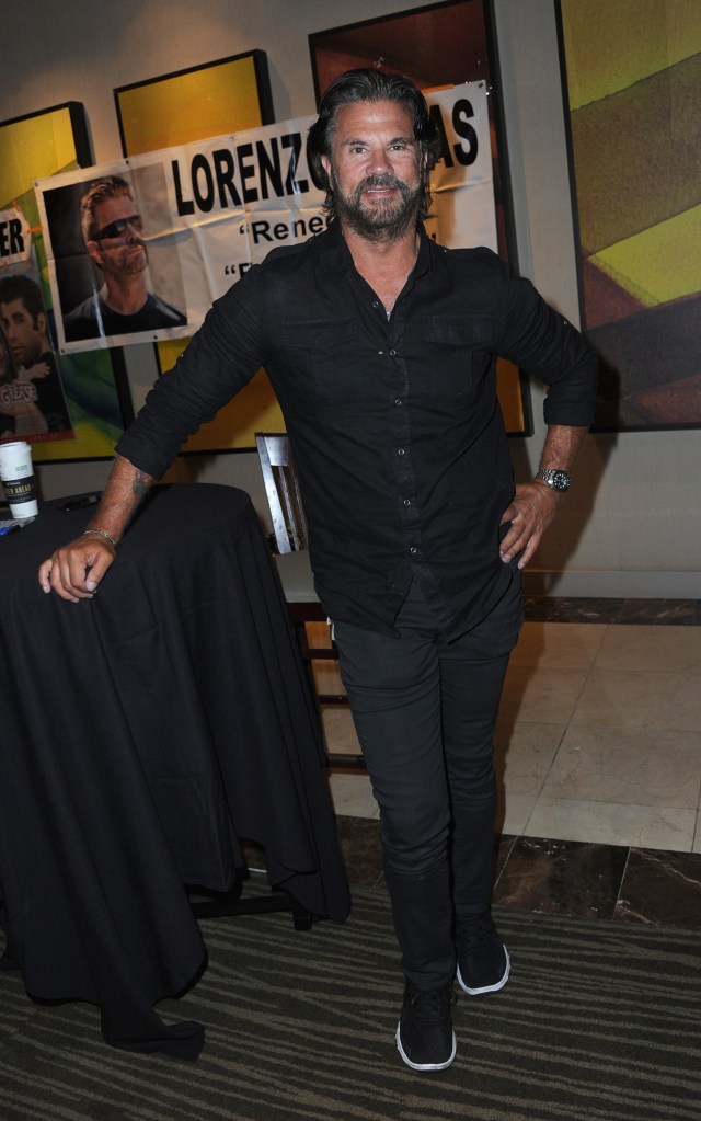 Actor Lorenzo Lamas at The Hollywood Show.