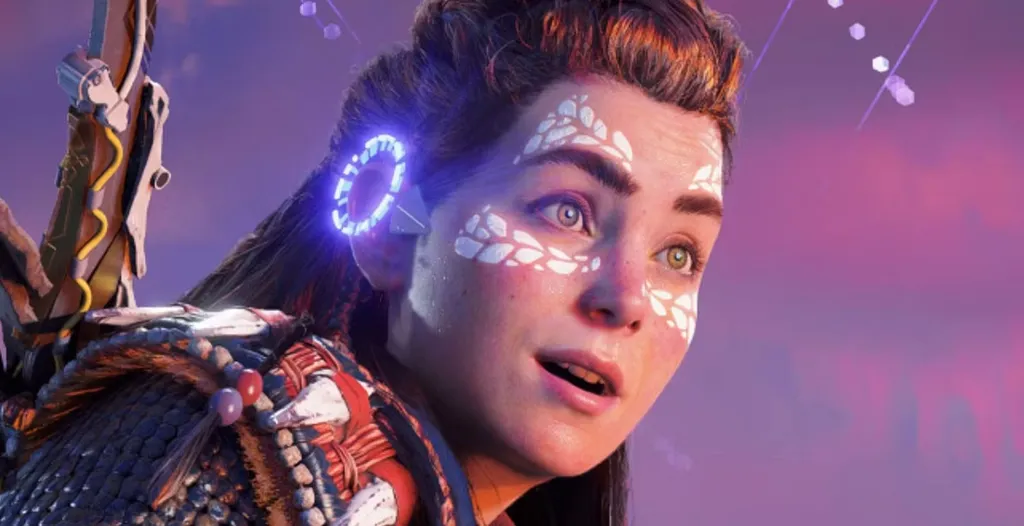 Aloy Horizon Shocked Face