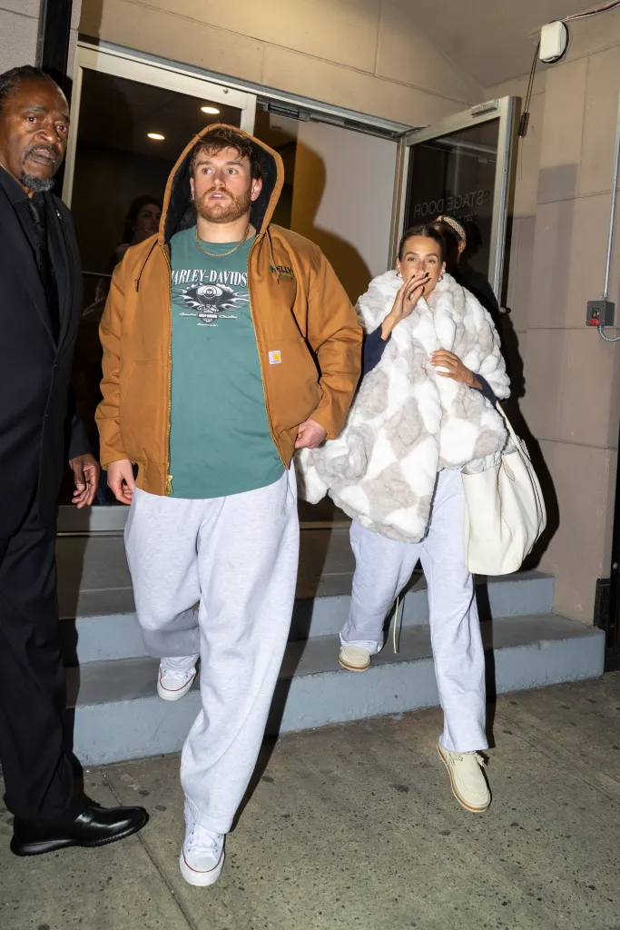 Amanda Batula and West Wilson leaving the Summer House reunion taping together.