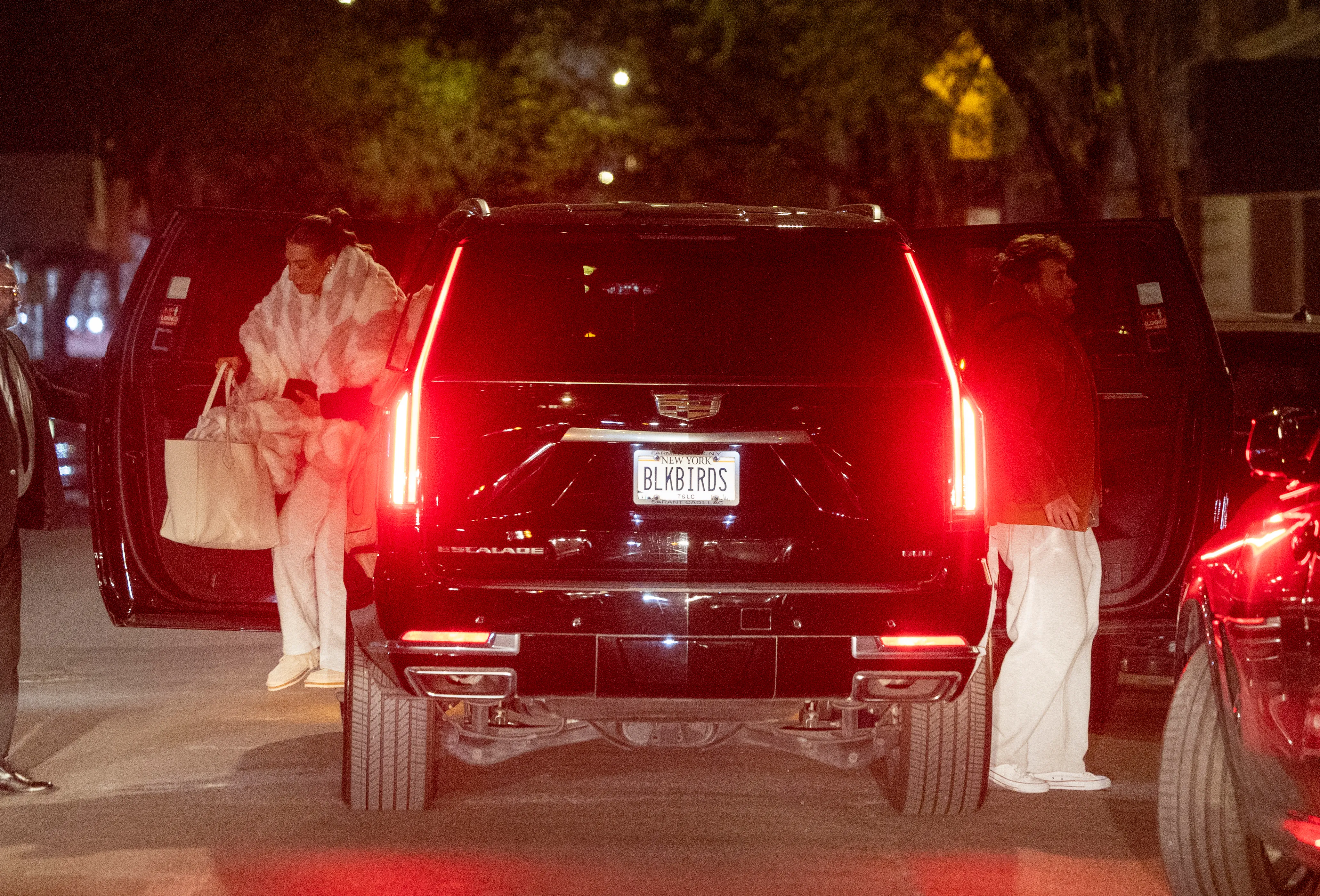 West Wilson and Amanda Batula leaving the 