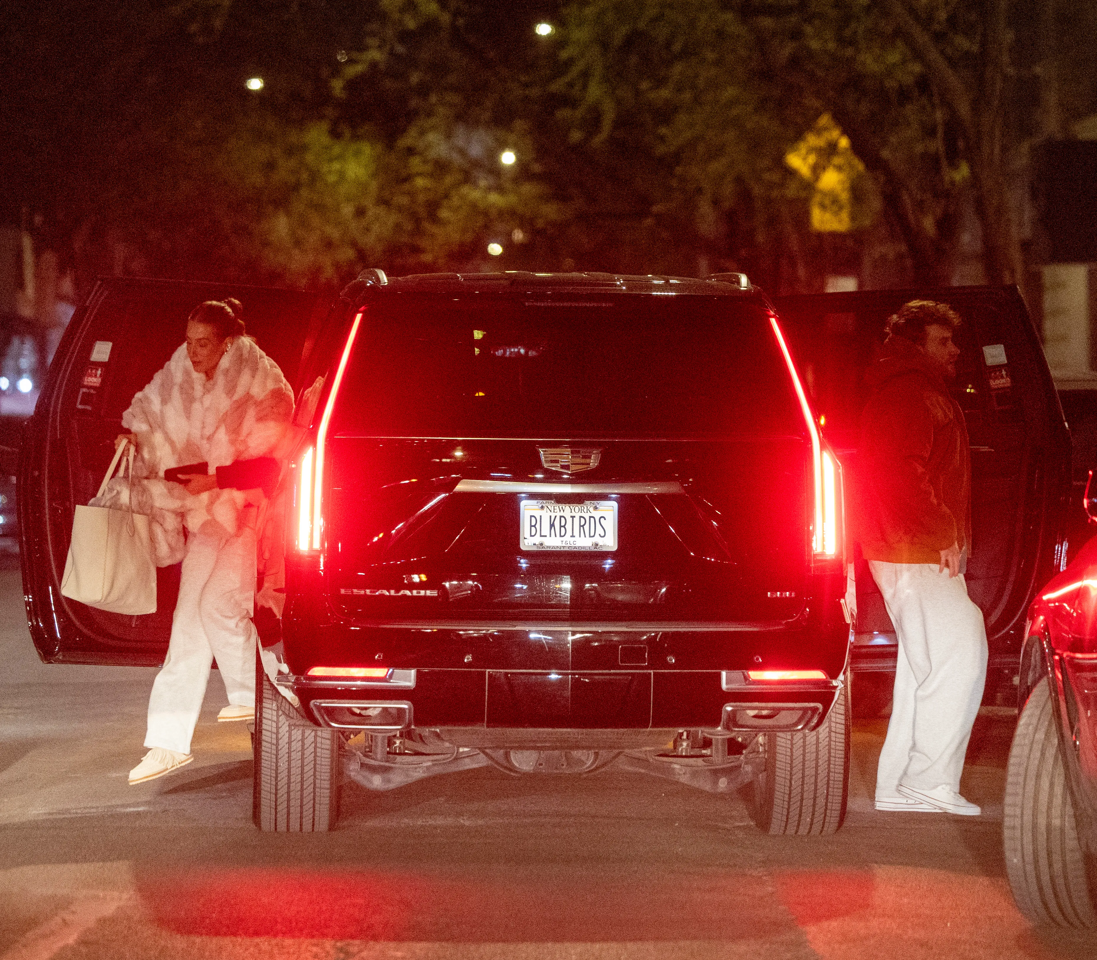 West Wilson and Amanda Batula leaving the 