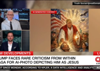 ‘Really?’ Anderson Cooper dumbfounded as ex-Trump official contorts to defend ‘Jesus’ post