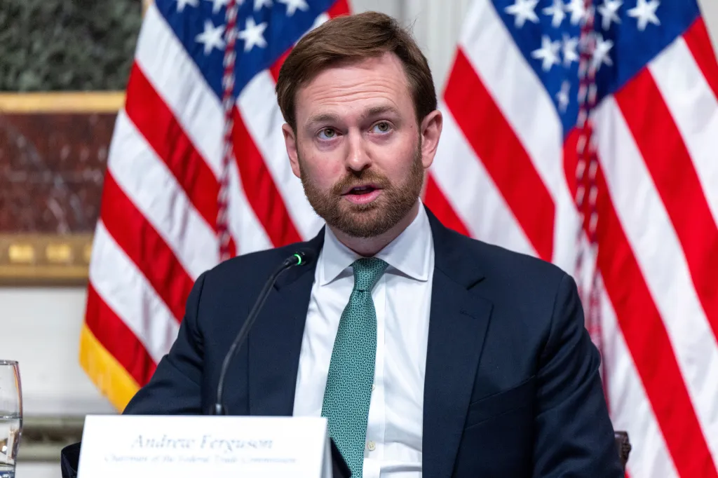 Andrew Ferguson, Chairman of the Federal Trade Commission, speaking at a White House anti-fraud task force meeting.