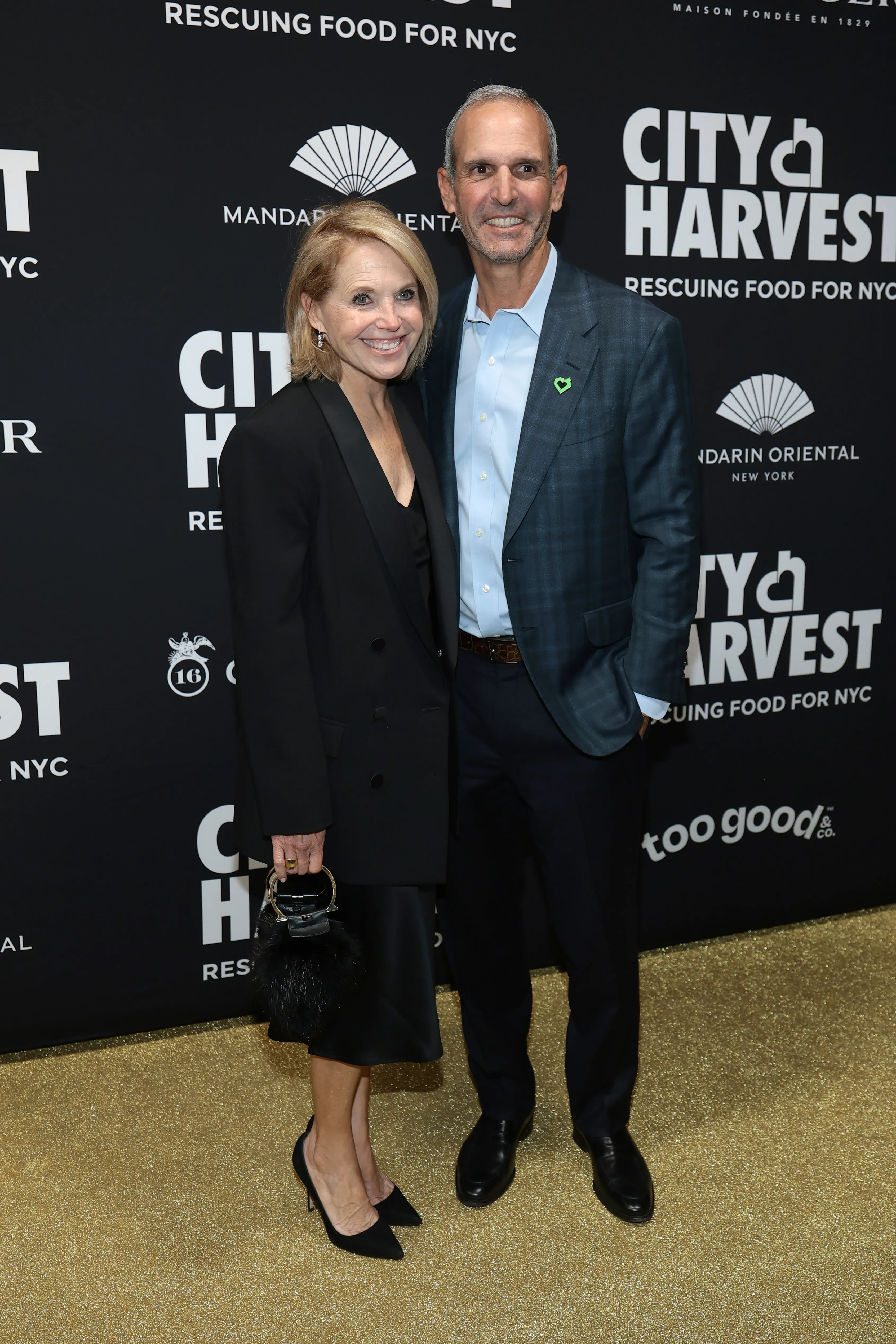 Katie Couric and John Molner.